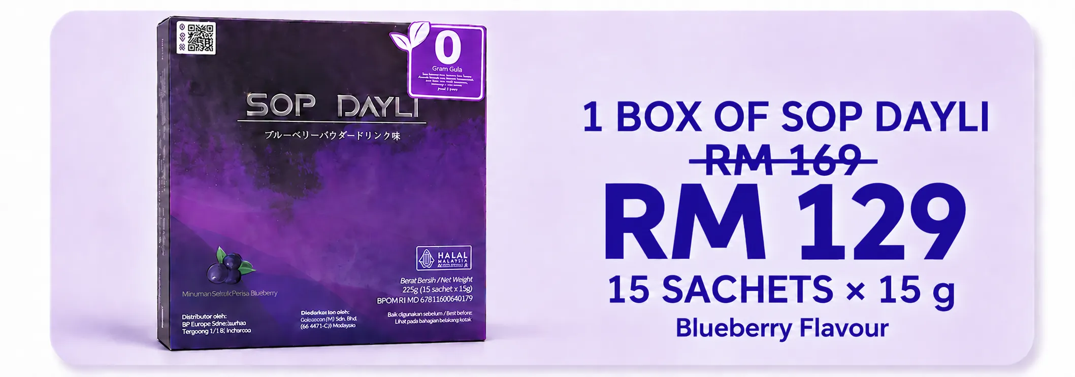 SOP Dayli Malaysia 1-box package