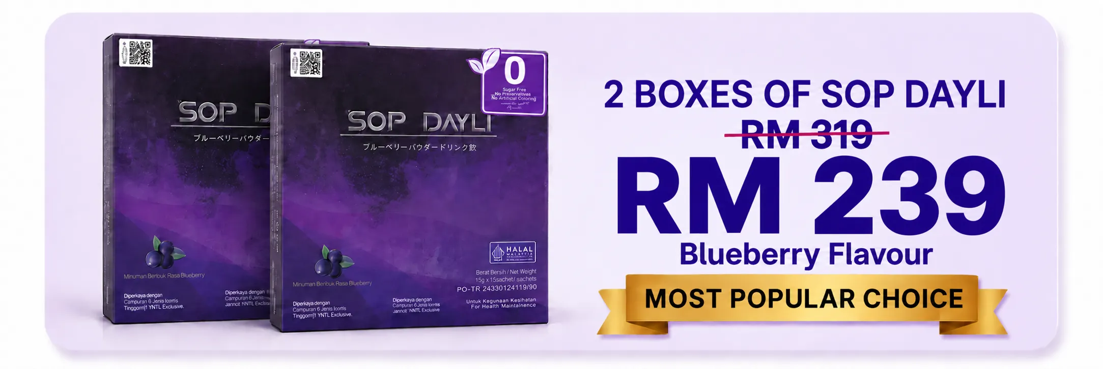 SOP Dayli Malaysia 2-box package