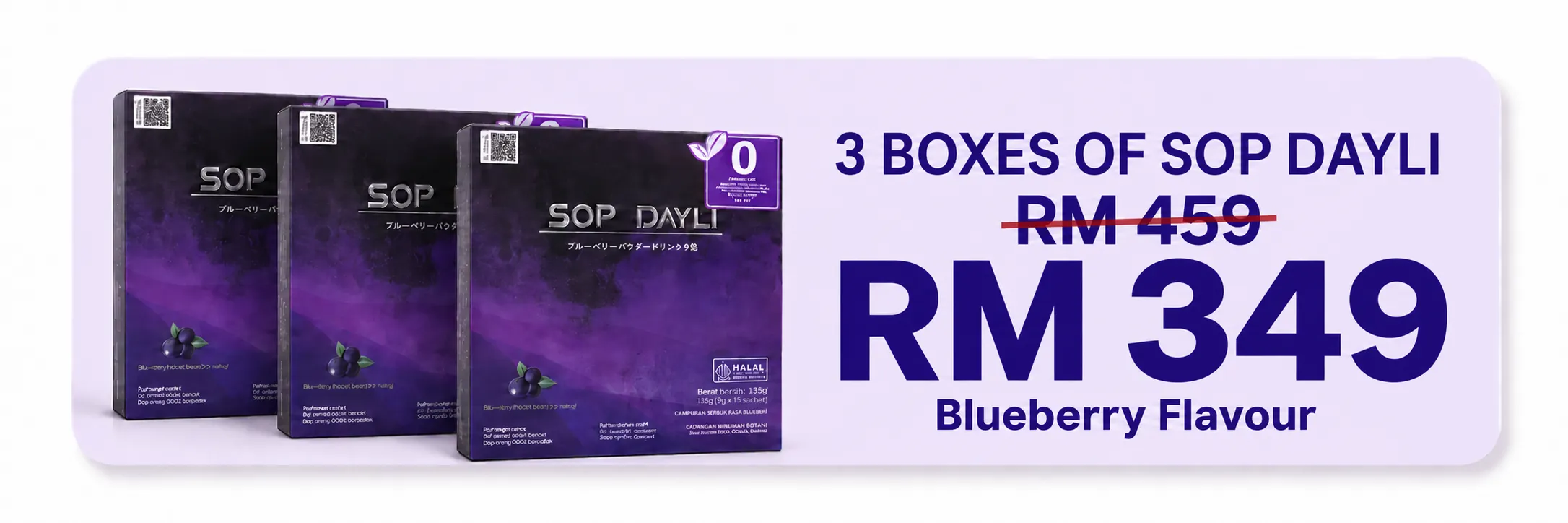 SOP Dayli Malaysia 3-box package