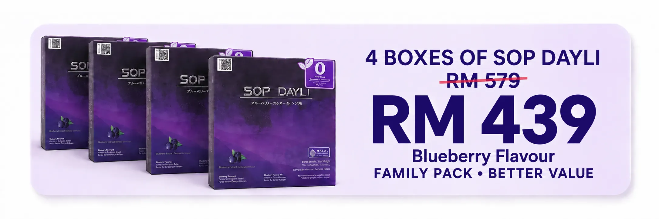 SOP Dayli Malaysia 4-box package